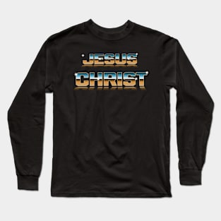 Jesus Christ Chromed Long Sleeve T-Shirt